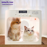 Boîte de séchage intelligente 60L pour animaux de compagnie, température constante à 38.5 °C et flux d'air à 360 °, contrôle par écran tactile pour chiens/chats, OEM/ODM