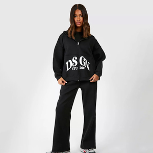 ชุดวอร์มสองชิ้นสำหรับฤดูหนาว2025ผู้หญิงชุดวิ่งออกกำลังกายสองชิ้นคุณภาพระดับพรีเมียม - Product Image 1