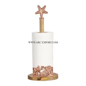 Dernière conception martelé or poli dessus de table support de stockage de mouchoirs en papier feuille conception à la main nouveauté porte-papier de soie - Product Image 4