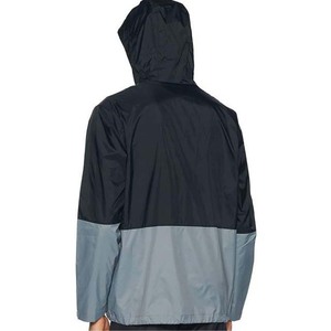 บริการ ODM OEM เสื้อผ้าโพลีเอสเตอร์ 100% ผลิตตามสั่ง สีทูโทน เสื้อแจ็คเก็ตกันลมมีฮู้ดสำหรับผู้ชาย สไตล์ลำลอง ฤดูใบไม้ร่วง - Product Image 3
