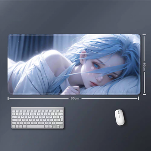 Extra Large <b>Mouse</b> Pad Featuring Sexy Cartoon Anime Girl Art Dedicated Gaming Desk <b>Mat</b> Cute Anime-Style Laptop <b>Mouse</b> Pad - Product Image 4