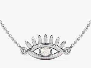 Collar clásico hecho a mano, joyería de plata 925 sólida para mujer, collar de estilo bohemio de topacio blanco de Plata de Ley 925 - Product Image 3