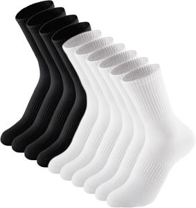 Ensemble de 5 paires de chaussettes athlétiques décontractées pour femmes en coton fin léger avec 88% coton 8% polyester 4% spandex pour une utilisation en salle de sport - Product Image 1