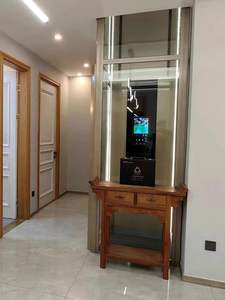 Lift rumah kecil untuk rumah tinggal hidrolik elektrik aman untuk rumah sakit hotel kayu PVC lantai tanpa gigi traksi - Product Image 4