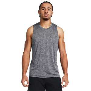 Débardeur de musculation uni et vierge, grande taille, en polyester à séchage rapide, pour entraînement et musculation, vente en gros, OEM - Product Image 1