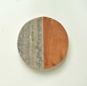 Luxury Marble and Wood <b>Coasters</b> <b>Set</b> of 4 for Drinks - Unique Gift <b>Set</b> for Weddings, Engagements, Anniversaries - Product Image 4