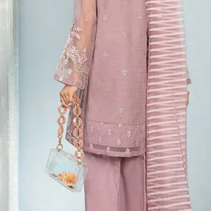Vente en gros pakistanais 2025 dernier décontracté trois pièces Shalwar Kameez ensemble femmes robes en lin d'hiver les plus vendues - Product Image 6