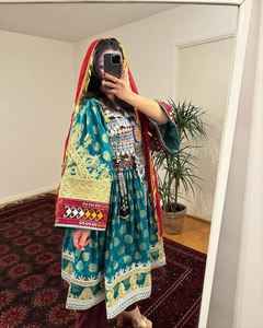 Vestido Afgano Original en Oferta para Mujer 2025, Vestido Afgano Kutchi de Alta Calidad para Mujer al Mejor Precio - Product Image 2