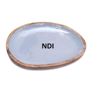 Bandeja para servir alimentos para bodas y otras fiestas, bandeja para servir de madera con acabado esmaltado, gran oferta, artículos de catering para servidor de cena - Product Image 2