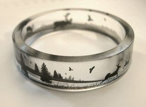 BIJOUX PERSONNALISÉS BRACELETS ET BRACELETS DE MODE FASHION bracelet à la mode grand grand bracelet exagéré plusieurs couleurs résine acrylique - Product Image 6