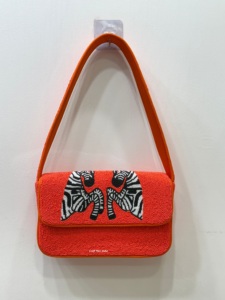 Porte-monnaie à main de dernière génération, brodé de perles, fait à la main, sac à monnaie tendance avec couleur personnalisée pour femmes et filles - Product Image 3