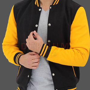 2024 New Trendy Wool and Fabric Lettermen Jacket Top Selling Breathable Hooded Design for Men for Winter - Product Image 2