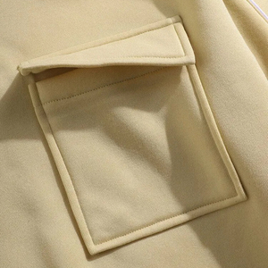 Sudaderas con Capucha de Algodón Grueso Lavado para Hombre, Diseño Vintage con Cierre y Lavado Ácido - Product Image 4