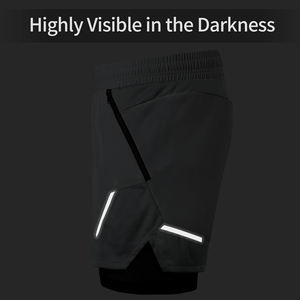 Pantalones cortos de correr sin costuras para mujer con alta elasticidad para el Deporte - Product Image 5