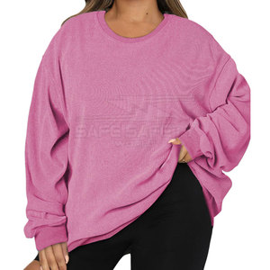 Sweat-shirt léger de meilleure qualité pour femmes, tenue décontractée, pull en coton, sweat-shirt grande taille pour femmes - Product Image 1