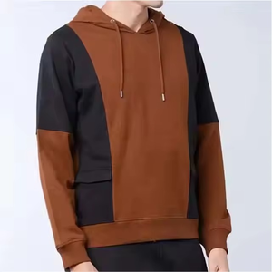 2025 vente en gros dernière conception pas cher coût 450G 100% coton lourd blanc mode Style régulier avec poche à capuche pour unisexe - Product Image 3