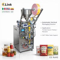 Machine d'emballage automatique haute vitesse pour jus, miel, pâte et liquides en sachets stick, machine de remplissage et d'emballage alimentaire