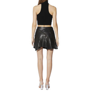 Jupes en cuir brillantes pour femmes, sur mesure, avec logo, haute élasticité, vente en gros, nouveautés très demandées - Product Image 3