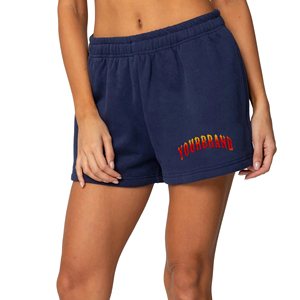 Usine En Gros Shorts Pour Femmes Quickdry Respirant Léger 100% Coton Femmes Shorts Impression De Logo Personnalisé - Product Image 1