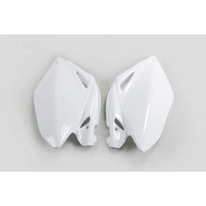XFUN Italia per CRF 250R 2006-2009 Pannelli Laterali in ABS Bianco per Moto Tipo 041 - Product Image 1
