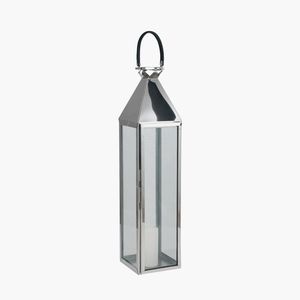 Linterna de cúpula marroquí con portavelas de metal octogonal Paneles de vidrio arqueados y recortes intrincados - Product Image 4