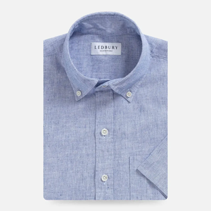 Chemise décontractée pour hommes d'affaires été chic à manches courtes 100% tissu en coton de qualité supérieure fabricant de vêtements en gros Bangladesh - Product Image 5