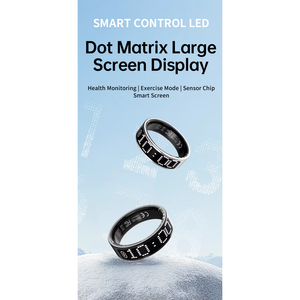 Anillo Inteligente Religioso de Acero Inoxidable con Pantalla Táctil de 2 Pulgadas, Monitor de Frecuencia Cardíaca, GPS, Pantalla OLED, IP68, Recordatorio de Llamadas y Monitor de Sueño - Product Image 4