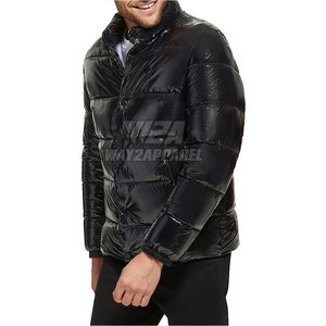 Chaqueta acolchada de invierno de manga larga 2025, ropa de hombre de último diseño, chaqueta de invierno de Color negro - Product Image 2