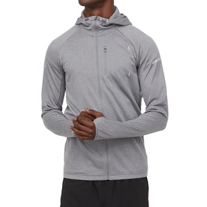 Customizable <b>Men's</b> Long Sleeve <b>Hoodie</b> Winter Cotton Polyester Fleece Zipper Pocket Embroidered Woven Design American OEM Supply - Product Image 1