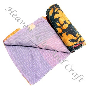 Kantha <b>Quilt</b> Gudari Kantha <b>Quilt</b> Gudari Hot Selling Wholesale Gold Supplier GD2116 Handmade Kantha <b>Quilt</b> Cotton Printed Indian - Product Image 1