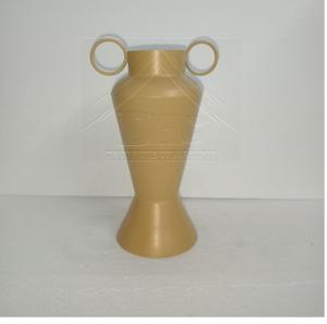 Florero de hierro de Metal adornado con acabado de pátina antigua, centro de mesa costero elegante, bodas hechas a mano sofisticadas para el hogar - Product Image 5