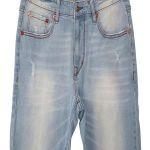 Pantalon tactique extensible quatre directions pour l'extérieur, jean droit en denim, bouton, lavage, broderie, résistant à l'abrasion, respirant, pêche - Product Image 4