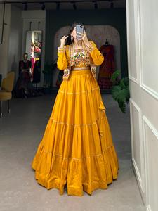 El último diseñador Pure Rayon Printed Work Koti Lehenga Choli de Fab Zone - Product Image 2