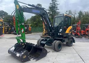 Nueva excavadora de ruedas Hyundai HW65A con motor Kubota, peso operativo de 40 toneladas, bomba hidráulica Liyuan, componentes de núcleo de caja de cambios - Product Image 3