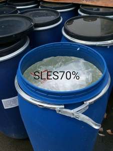 สารเคมีทำความสะอาดชนิดน้ำ โซเดียม ลอริล อีเทอร์ ซัลเฟต SLES 70% CAS 68585-34-2 ยี่ห้อจินฉี ค่า pH 7-9.5 ของเหลวใสสีเหลืองอ่อน ราคา - Product Image 4