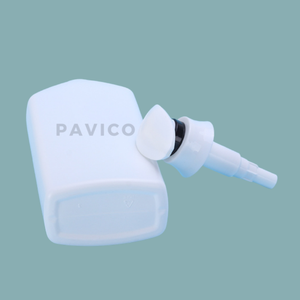 500ml Champú de porcelana blanca Botella de HDPE Botellas cuadradas de plástico HDPE para champú para el cabello Loción Embalaje Artesanía Color opcional - Product Image 3