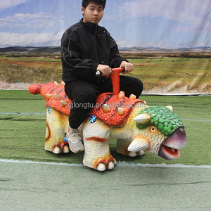 Münzbetriebener Großer Elektrischer Reit-Dinosaurier für Kinderzentren - Product Image 1