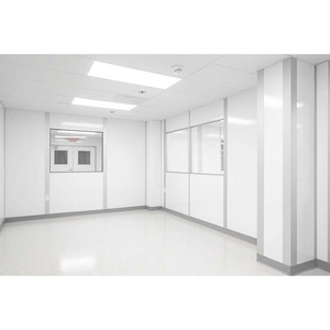 Salas limpias modulares llave en mano Servicios de ingeniería de sala limpia Sistemas HVAC Sándwich de metal para control ambiental Acero hecho - Product Image 5