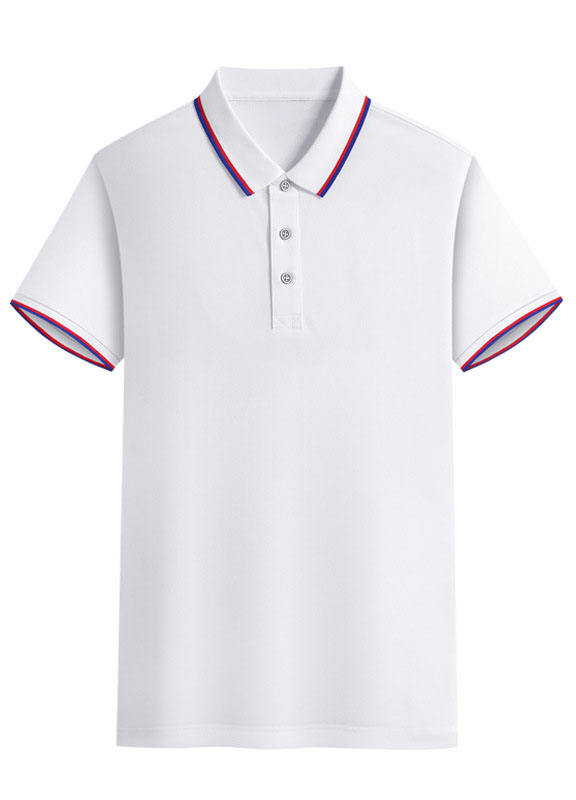 White (Jacquard Collar)