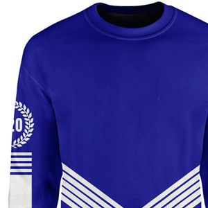 เสื้อสเวตเตอร์สวมหัวลายกรีกสีฟ้า & สีขาวชุดกีฬาแบบมีสไตล์สำหรับ3D เป็นพี่น้องและชมรมเสื้อผ้าถักสำหรับผู้ชายผู้หญิงฤดูหนาว - Product Image 3