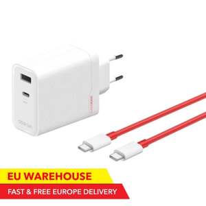 OnePlus SUPERVOOC GaN Dual <b>Charger</b> (120W) EU Warehouse Digital Display for Mobile Phones Earphones 20V Output Voltage 25A Output - Product Image 1