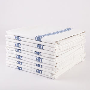 Serviette de cuisine en coton recyclé à rayures vintage à motif à carreaux à séchage rapide en rouge pour le golf et la cuisine - Product Image 6