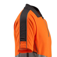 Polo haute visibilité de gardien de sécurité personnalisé uniformes réfléchissants vêtements de travail unisexes de grande taille polos orange fluorescent haute visibilité