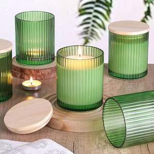 Portavelas minimalista de cristal, adecuado para la decoración moderna del hogar, centro de mesa de oficina e iluminación de fiestas. - Product Image 5