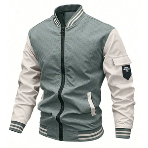 Chaquetas universitarias de lana personalizables para hombre con bordado completo Precio al por mayor Logotipo de color personalizado para el invierno - Product Image 1