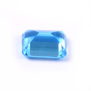 พลอยบุษราคัมเหลี่ยมเพชรพลอยมรกตสีฟ้าพลอยโทแพซเจียระไนแบบเหลี่ยมเพชรพลอยเพื่อการประดับอัญมณีผลิตภัณฑ์จำนวนมาก - Product Image 5