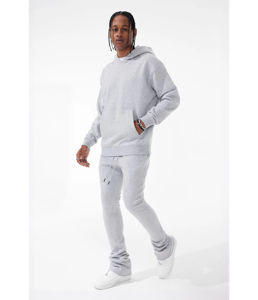 Survêtements de sport pour hommes en polyester respirant de qualité supérieure, col rond, poids lourd, faible MOQ, pas cher, pour la salle de sport, le jogging, l'hiver - Product Image 3