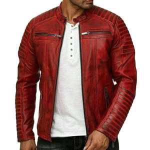 Chaqueta de Cuero Vacuno Genuino para Hombre, de Alta Calidad, Personalizada, para Motociclismo, Invierno, Estilo Deportivo, de Alta Gama - Product Image 2