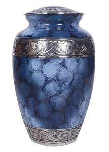 Urne funéraire en métal de style américain de qualité supérieure pour garder les cendres humaines - Product Image 3