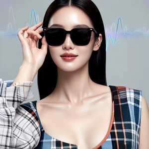 แว่นตาอัจฉริยะ 5.3 ระบบควบคุมแบบสัมผัส เลนส์โพลาไรซ์ UV400 น้ำหนักเบา พร้อมไมโครโฟน ลำโพง เครื่องเล่นเพลง โทรออกได้ - Product Image 4